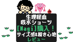 生理の経血吸水ショーツ[Nagi]購入！サイズ感&履き心地レビュー